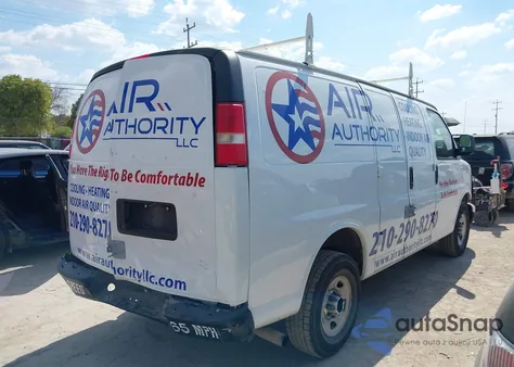 2015 Chevrolet Express 2500 Work Van из США, поврежденный, VIN 1GCWGFCF5F1242777